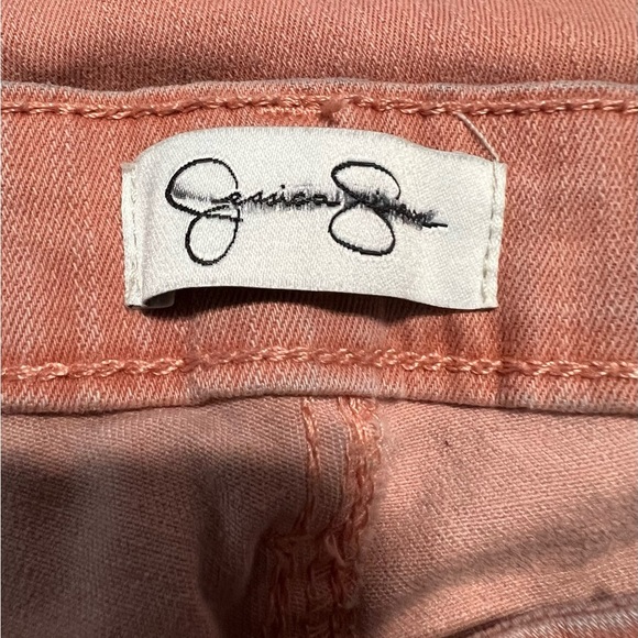 Jessica Simpson Orange Rolled Cropped Skinny Jeans Size 29 - Picture 3 of 5